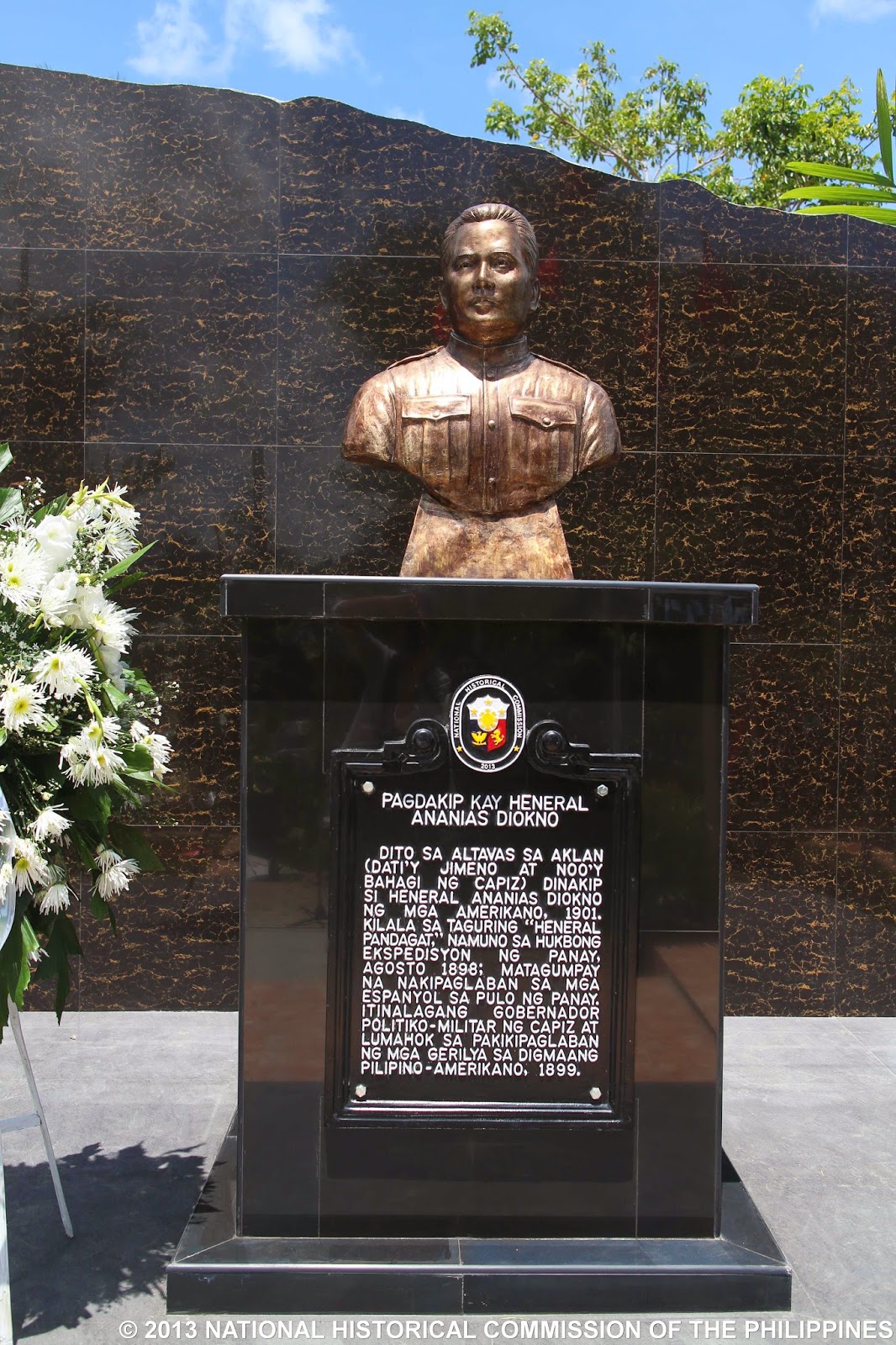 Historical Marker of General Ananias Diokno